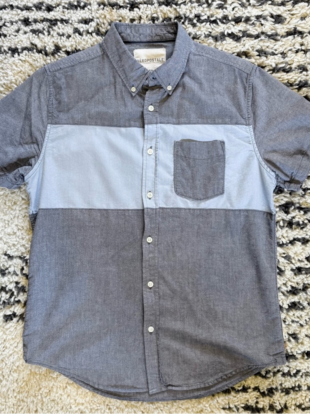 Aeropostale Short-Sleeve Button-Down Shirt